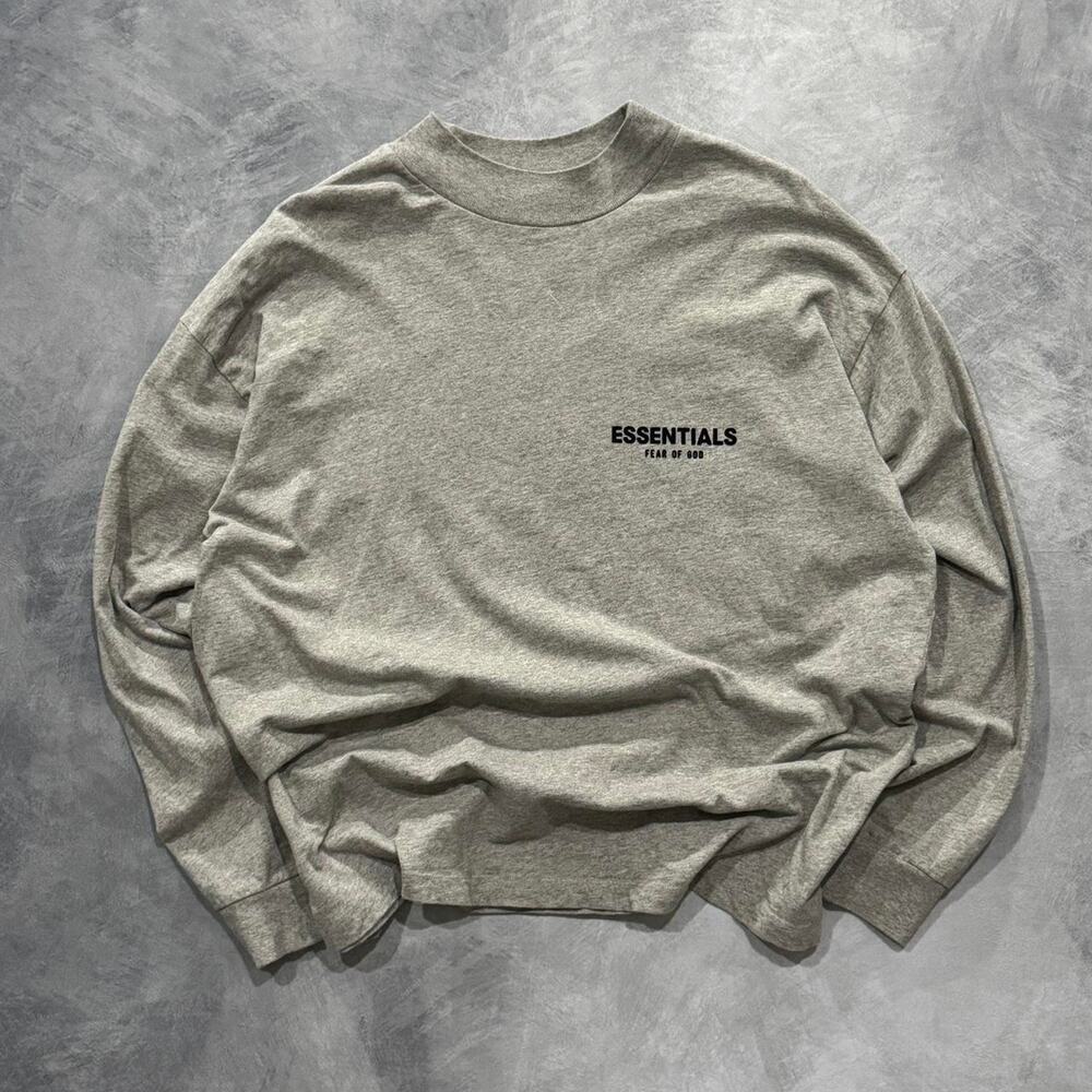 Grey essentials Fear of God Longsleeve